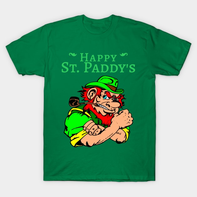 Leprechaun angry T-Shirt by Bosko Art Designs